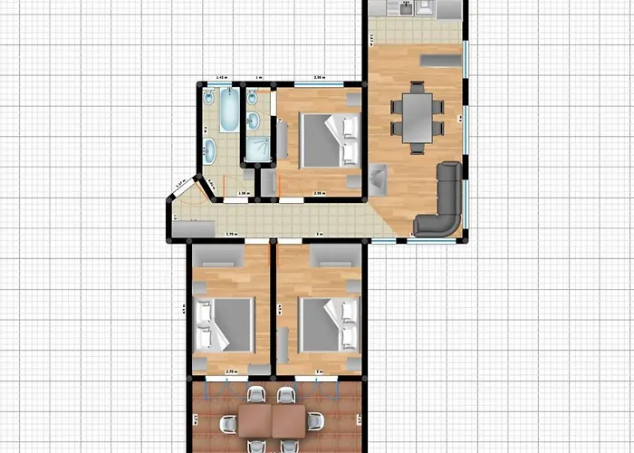 アパート With Parking Space Lopar, Rab - 20644 ロパール